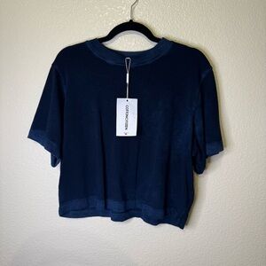 NWT Cotton Citizen Womens Tokyo Tee Navy Medium